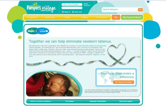 Pampers Sales promotion