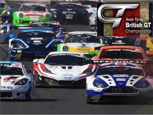 Advertise at the famous British GT Car Races on video-bicycles