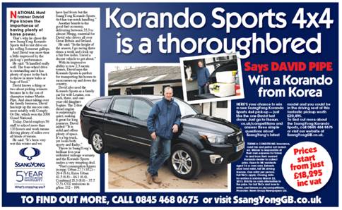 CASE STUDY: The Sun and SsangYong