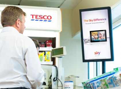 Amscreen's digital screen network now in Tesco