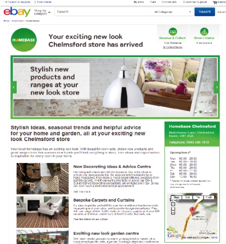 CASE STUDY: Homebase Increase Store Footfall via eBay Campaign