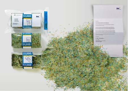 BNZ MAILED SHREDDED MONEY TO BRING SAVINGS ALIVE