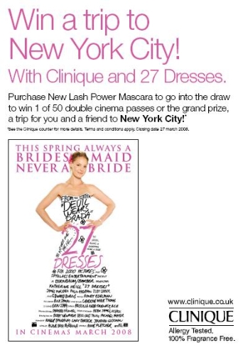 CASE STUDY: Clinique & 27 Dresses