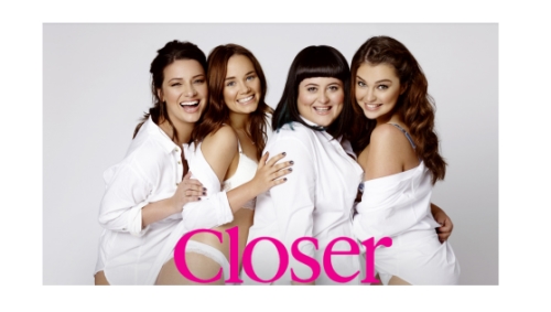 Get celebs. Get real life. Get Closer magazine ad opportunity